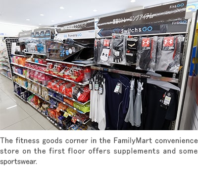 Is synergy between the fitness club and the convenience store part of the plan?