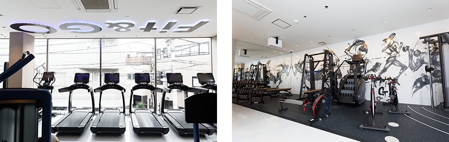 What types of fitness machines and programs are available at Fit&Go?