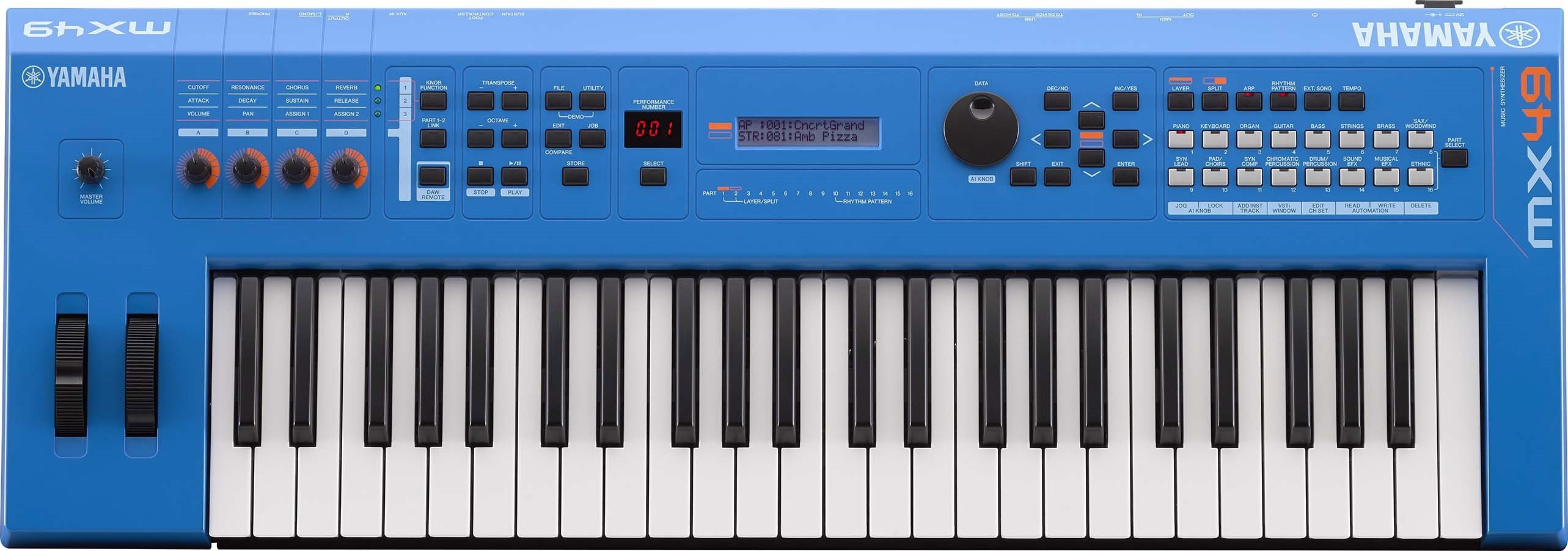 i*i様 YAMAHA MX61 BK Yamaha MX61 Music Synthesizer - Black CARRY BAG KIT – Kraft
