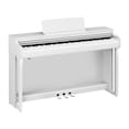 Diagonal side view of the Yamaha Clavinova CLP-825WH