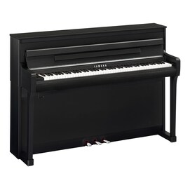 Diagonal side view of the Yamaha Clavinova CLP-885B