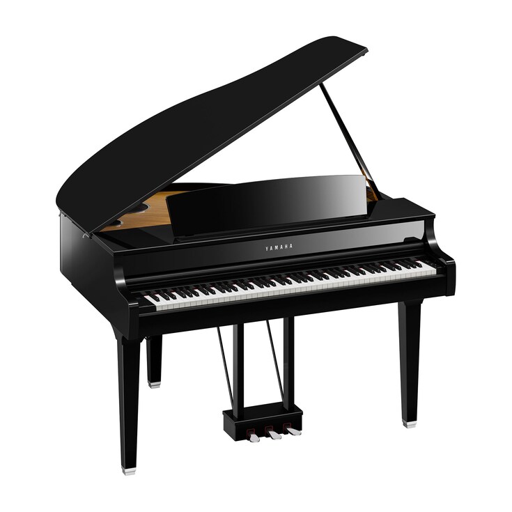 Diagonal side view of the Yamaha Clavinova CLP-895GP