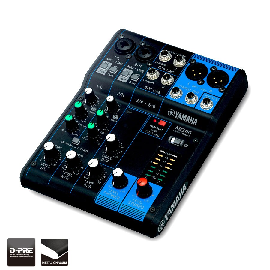 MG Series - Overview - Mixers - Products - Audio - Yamaha