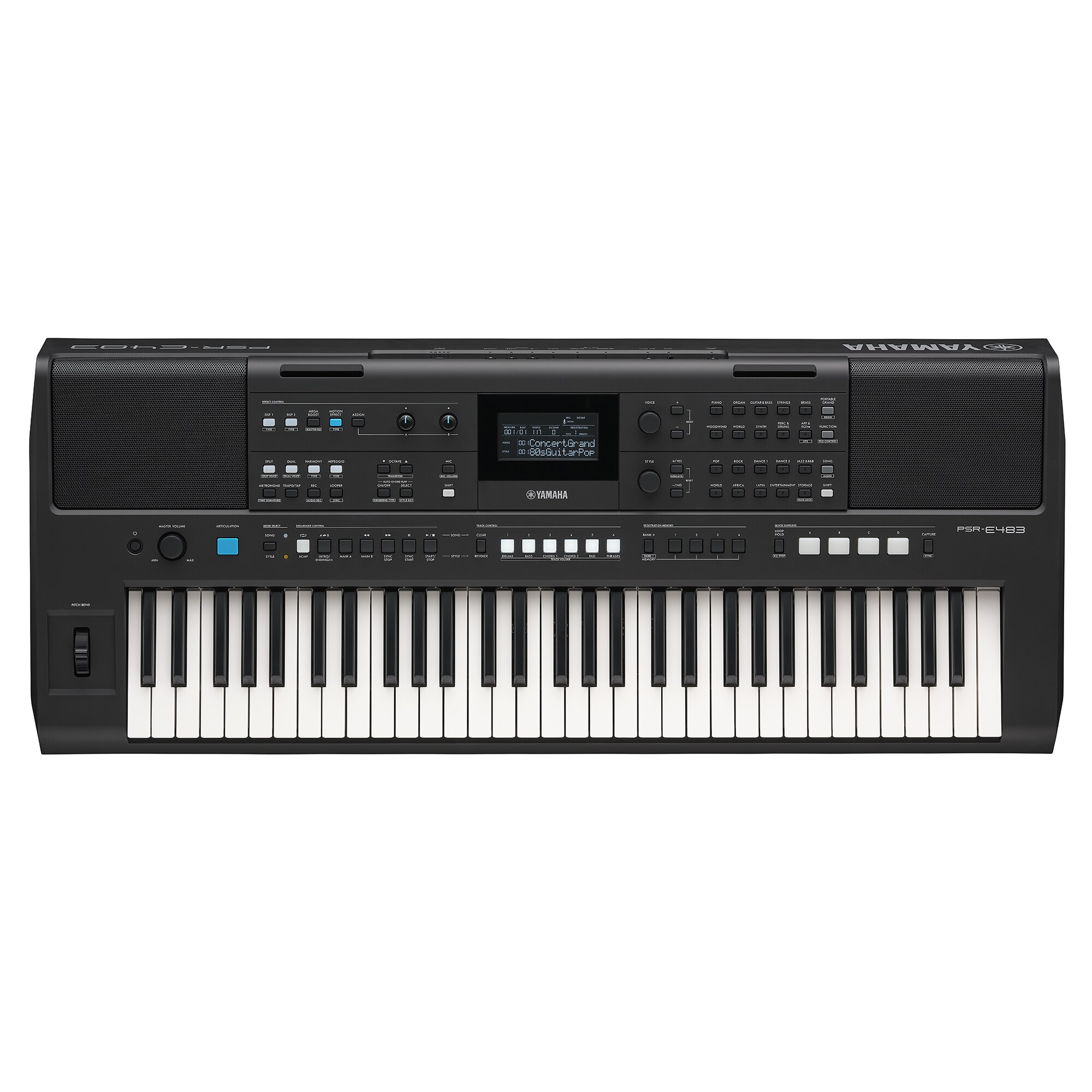 PSR-E483 - Overview - Portable Keyboards - Products - Keyboard