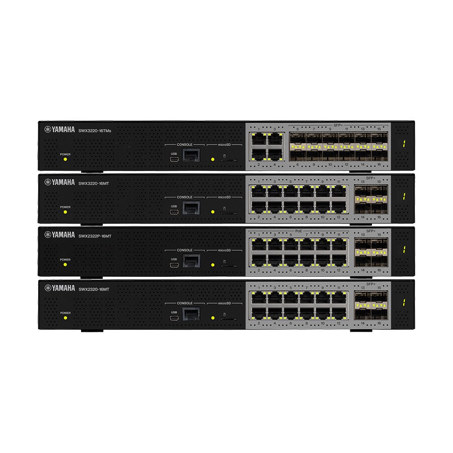 ミニPC YAMAHA SWX2320-16MT L2 Set of 1 SWX3220 / SWX2320 - Overview - Network Devices - Products - Audio
