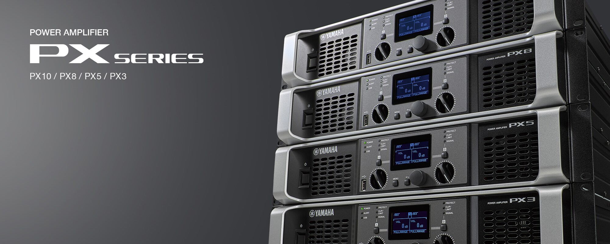 PX Series - Overview - Power Amplifiers - Products - Audio