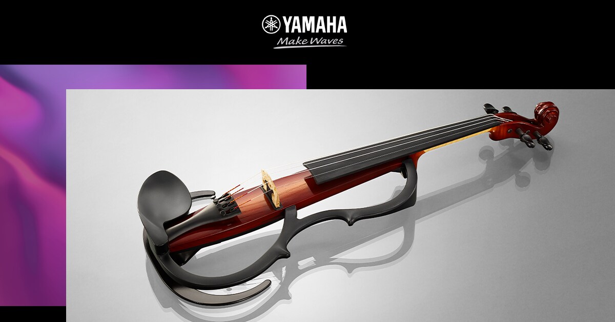 【直接引取り￥53,000】 silent violin Yamaha SV255 (Natural) Silent Violin (Adaptor Included)