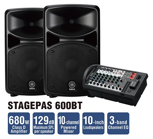 STAGEPAS 400BT/600BT - Band - Portable PA Systems - Products