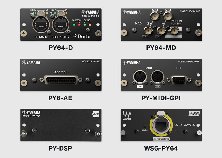 PY slot expansion card lineup