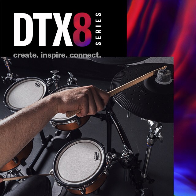 DTX8 Series - Overview - Electronic Drum Kits - Products - Drums