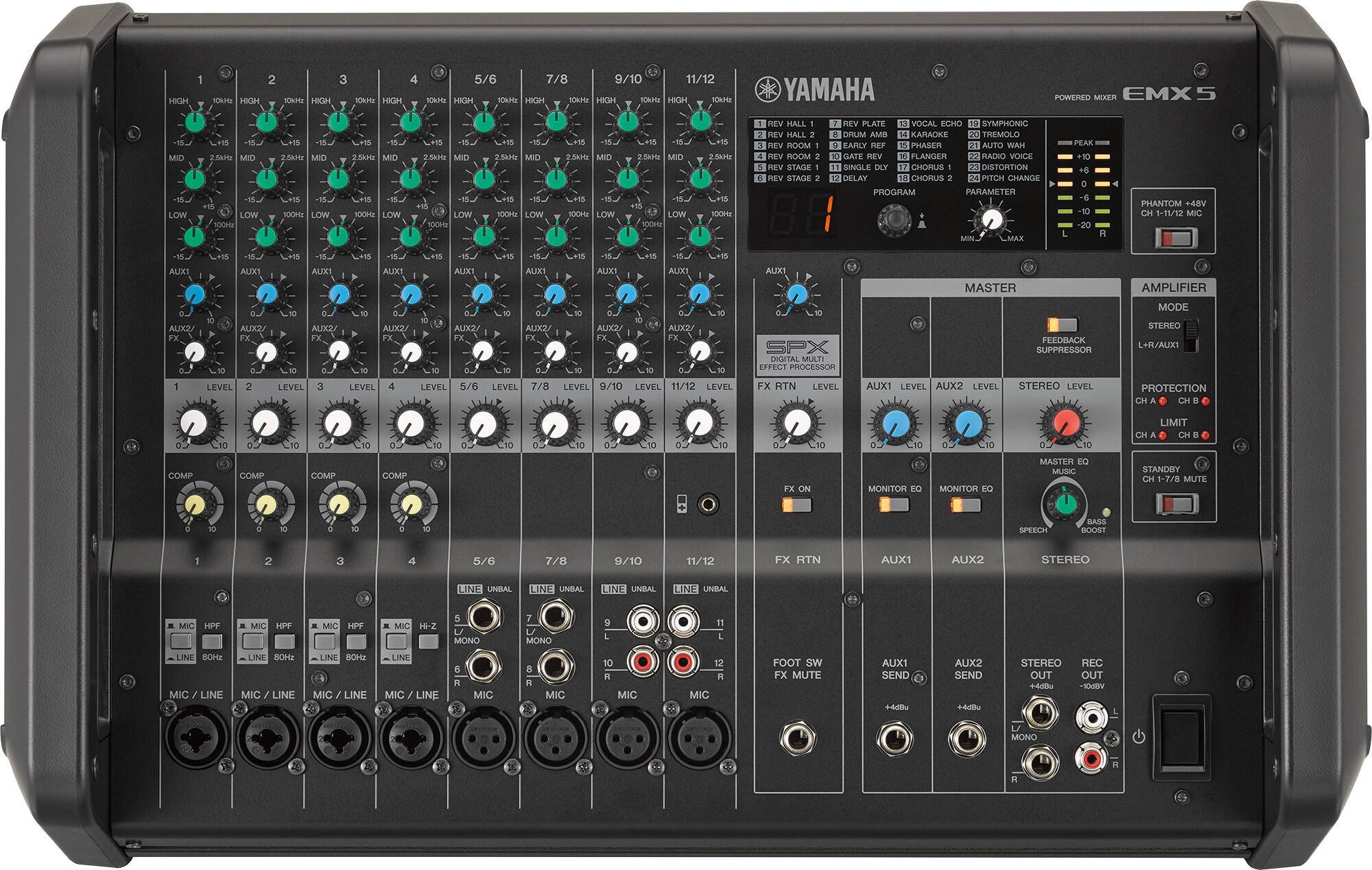 配信機器・PA機器・レコーディング機器 YAMAHA EMX5 powered mixer EMX7/EMX5 - Overview - Mixers - Products - Portable PA - Yamaha