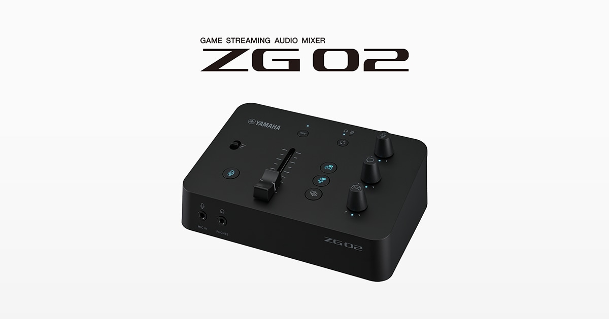 DJ機材 YAMAHA ZG02 ZG02 Gaming Mixer Specs - Yamaha USA