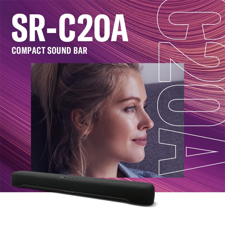 YAMAHA SR-C20A ブラック Yamaha SR-C20A - Soundbar