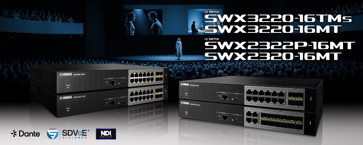 ミニPC YAMAHA SWX2320-16MT L2 Set of 1 SWX3220 / SWX2320 - Overview - Network Devices - Products - Audio